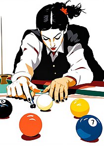 Billard Bild 18