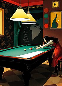 Billard Bild 19